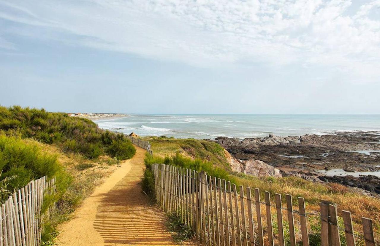 Chalet Pour 6, Residence De Vacances Avec Piscine Bretignolles-sur-Mer Bagian luar foto
